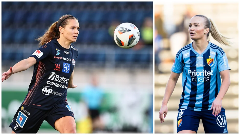 Emma Lennartsson och Tove Almqvist är i fokus inför kvällens drabbning på Linköping arena. 