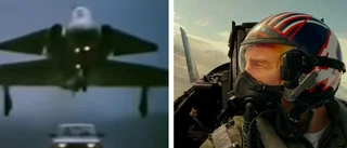 Så gick det till när Saabs klassiska Viggenplan blev filmsuccén Top Gun