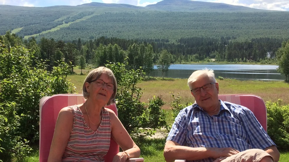 Ingemar och Anna-Lisa Holmbom firar 60-årig bröllopsdag, diamantbröllop, den 6 juli. 