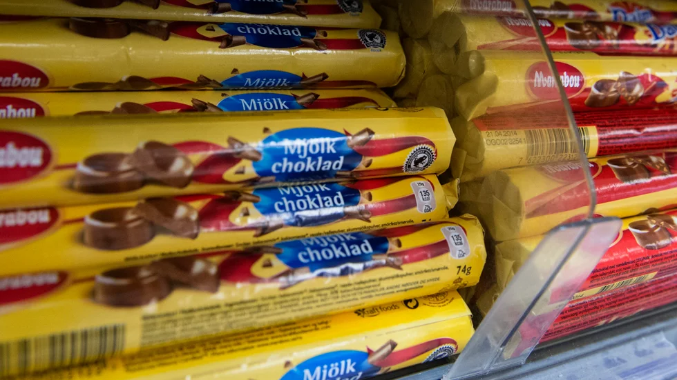 Marabous ägare Mondelez stödjer den ryska krigskassan, skriver debattörerna.
Foto Bertil Enevåg Ericson / TT / kod 10000