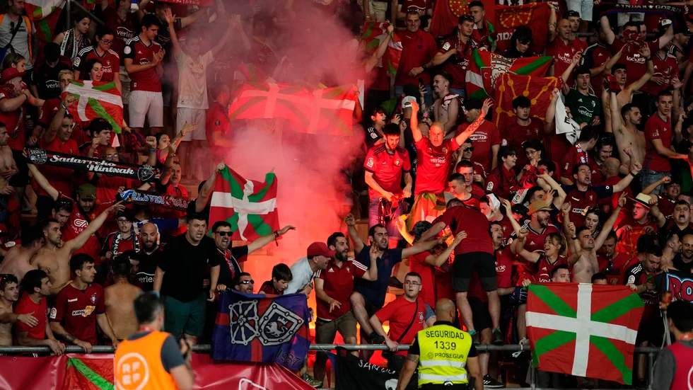 Det blir ingen Europaspel för Osasuna och dess supportrar. Arkivbild.
