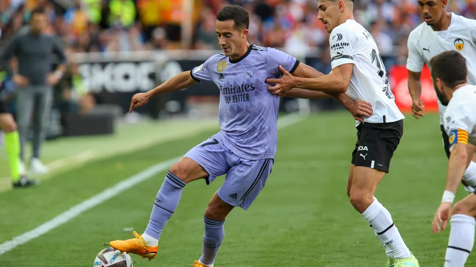 Valencia och Real Madrid möttes i förra omgången. Arkivbild.