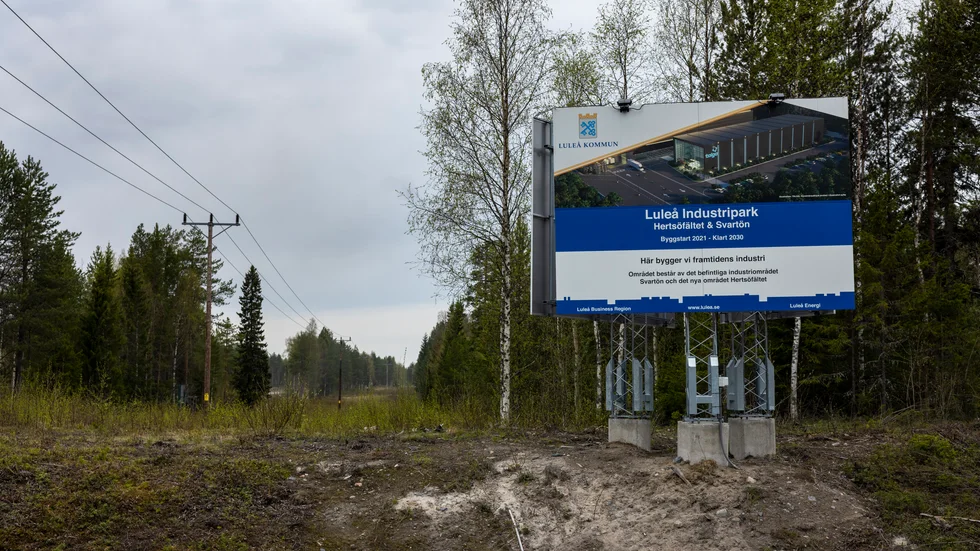 Duroc Rail vill bygga på Hertsöfältet. 