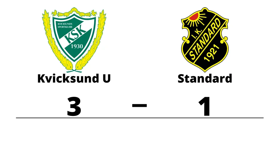 Kvicksunds SK U vann mot IK Standard