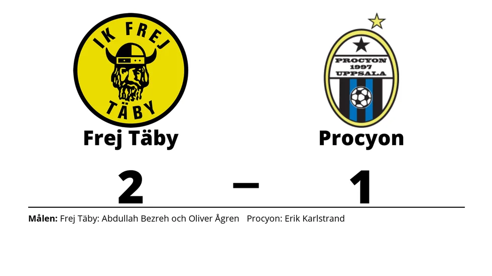 IK Frej Täby FF vann mot Procyon BK