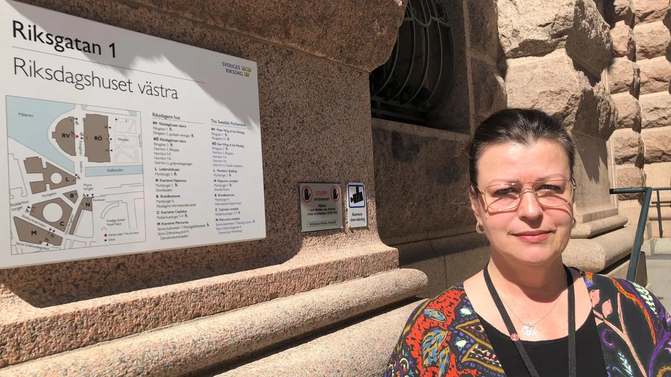 Zara Leghissa, Boden, är undersköterska. Men sedan valet 11 september 2022 är hon också en av riksdagens 349 ledamöter. 