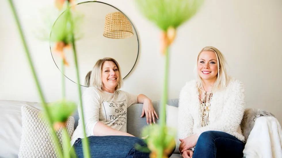 Stylingsduon Sofia Fredriksson och  Katarina Liljeström.