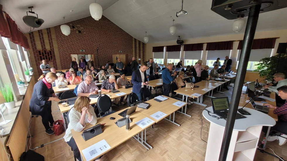 VT direktrapporterade från fullmäktige.
