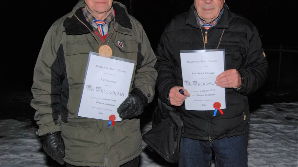 Urskogskarlar: Kurt Renström, Piteå, K-H Eriksson., Luleå.