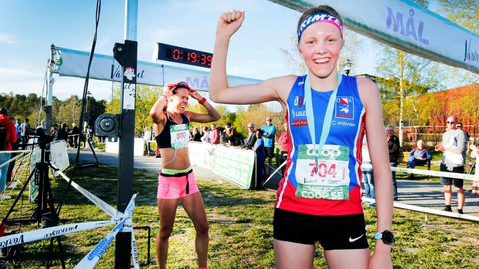 Hanna Lundberg 16-år har tagits ut till juniorlandslaget i orientering. Bilden är en arkivbild.
