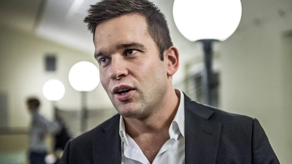 Gabriel Wikström. Med meriter som SSU-ordförande.
