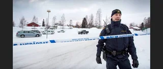 Polisinsats vid hockeyarena: "Utreder grovt brott"