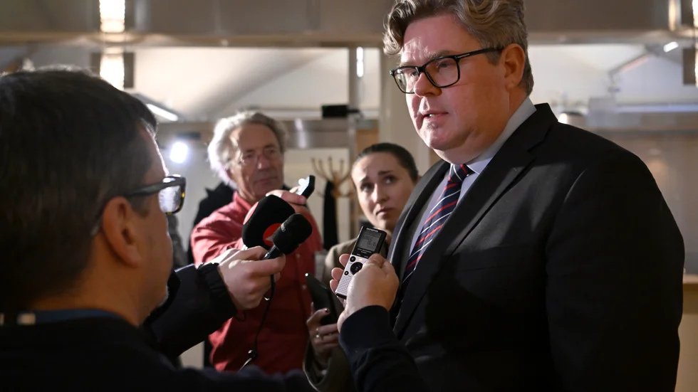 Justitieminster Gunnar Strömmer (M).