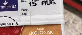 Felmärkt grädde från Norrmejerier säljs i butikerna