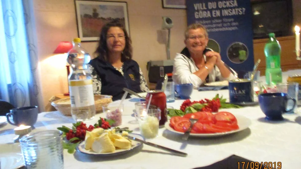 Kerstin Lindbäck och Karin Lagesen.