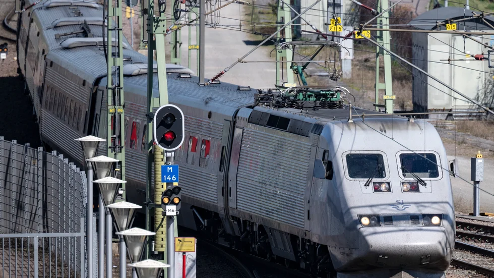 Cirka 90 procent av persontågen nådde sin slutstation i tid i april. Arkivbild.