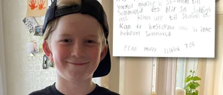 Harry, 7, skrev brev till statsministern – och fick svar