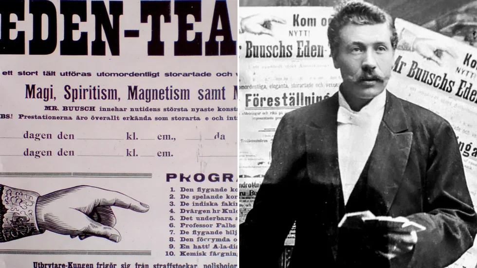 Den 9 maj för 150 år sedan föddes Edvard A. Buusch, som fullföljde sin barndomsdröm att leva cirkusliv. "Själv behärskade han kortkonster och magi, djurdressyr, buktaleri och tankeläsning. Han var också hypnotisör och applåderad akrobat", berättar barnbarnen Peter Norman och Michael Olsén.