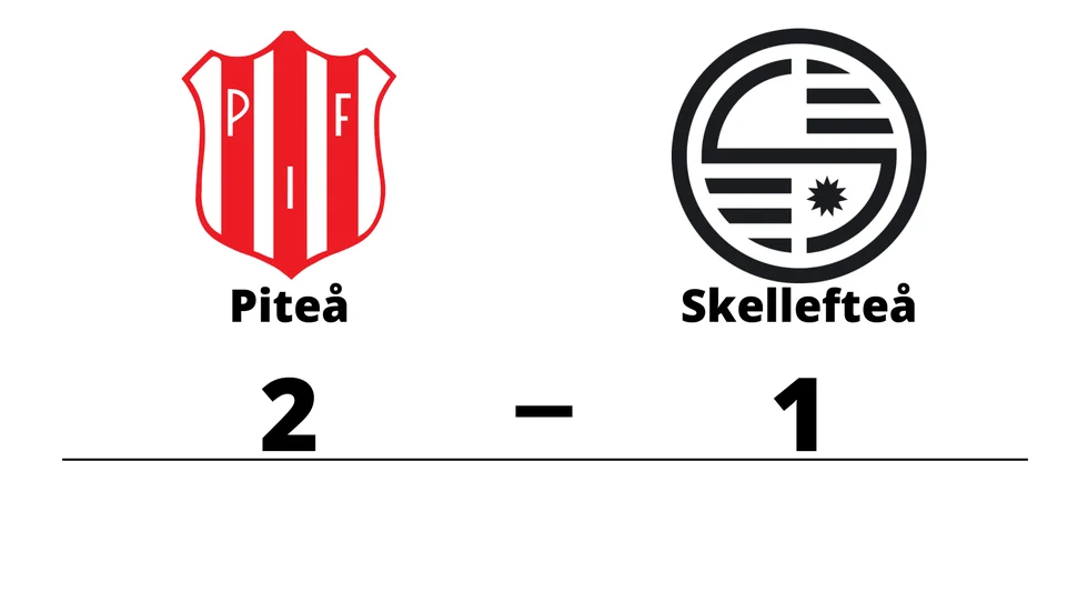 Piteå IF FF vann mot Skellefteå FF