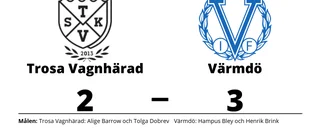 Alige Barrow och Tolga Dobrev målgörare när Trosa Vagnhärad förlorade
