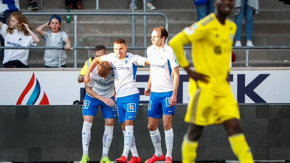 Jordan Larsson gjorde 2–0 för IFK.