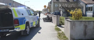 Ungdomarnas nattliga färd i stulen bil stoppades av polisen