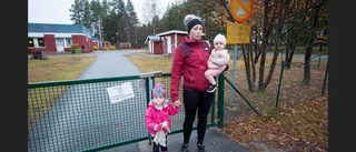 A-traktor kraschade in på förskola