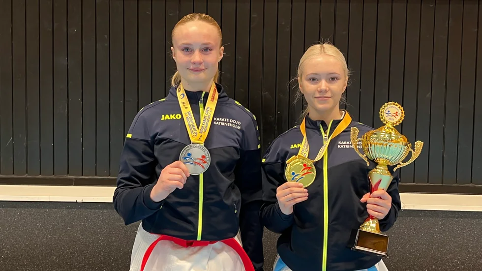 Ellen Karlsson och Tuva Westlund tävlade med varandra om guldet.