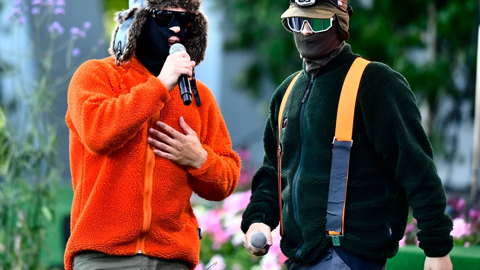 Hooja och DJ Mårdhund blev storvinnare på Rockbjörnen. Arkivbild.