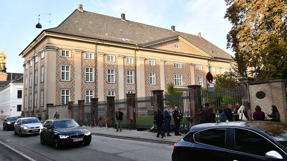 Östre landsret i Köpenhamn, där rättegången kring huruvida det var rätt att ge Peter Madsen livstids fängelse för mord på den svenska journalisten Kim Wall hölls. Arkivbild.