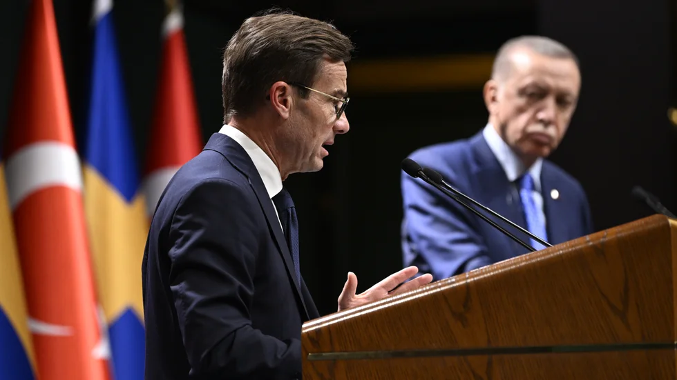 Sveriges statsminister Ulf Kristersson (M) och Turkiets president Recep Tayyip Erdogan verkar vara överens till slut.