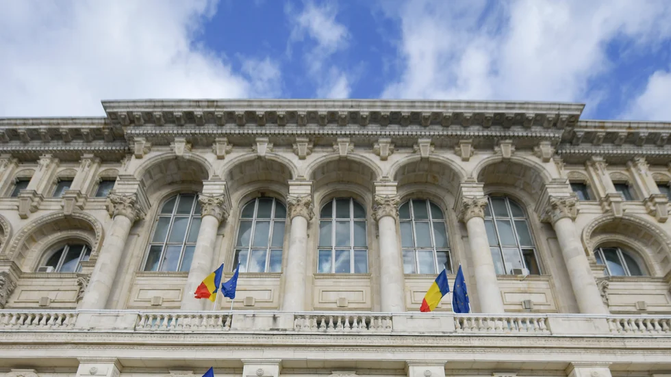Rumäniens parlament. Arkivbild