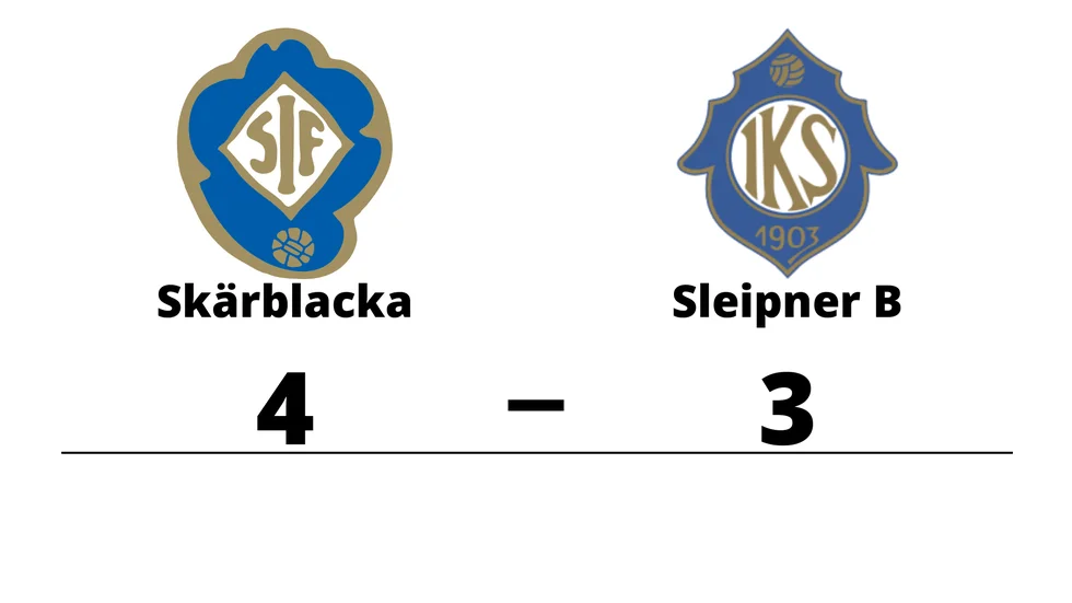 Skärblacka IF vann mot IK Sleipner B