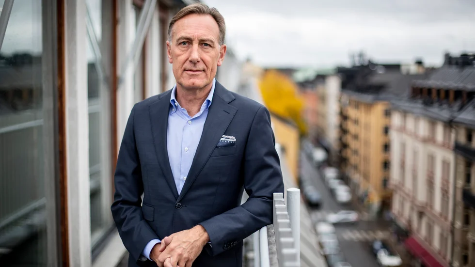 Jan-Olof Jacke, vd Svenskt näringsliv, manar till politisk enighet kring kärnkraften. Arkivbild.