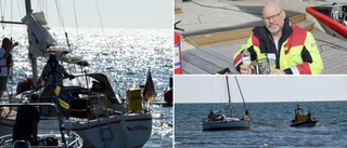 Segelbåt på grund: ”Jag hörde hur den slog i botten”