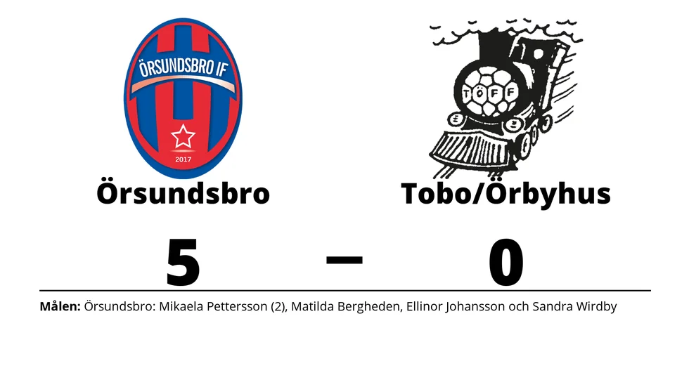 Örsundsbro IF vann mot Tobo/Örbyhus FF