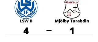 LSW B tog hemmaseger mot Mjölby Turabdin