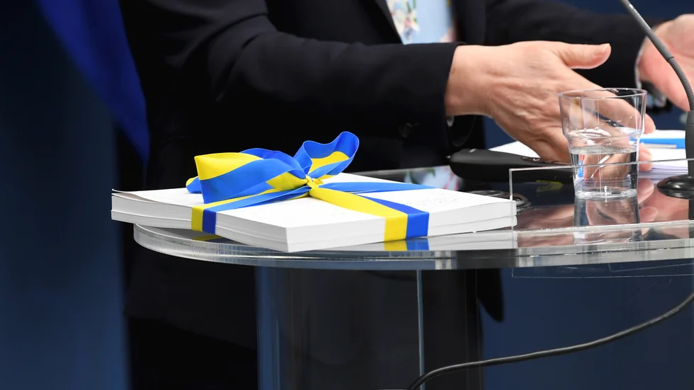 I går presenterades vårbudgeten. Bilden är dock tagen vid ett annat budgettillfälle.