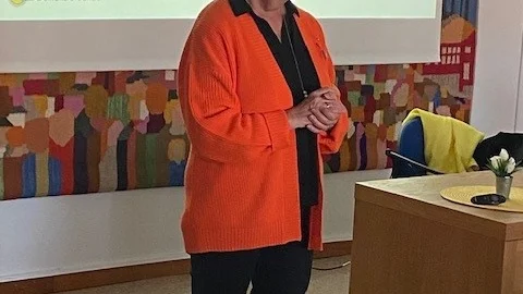 LiseLotte Björk föreläste om demens.