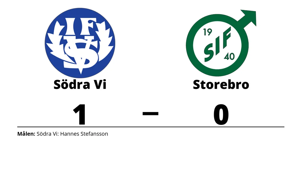 Södra Vi IF vann mot Storebro IF