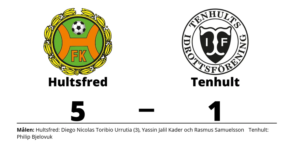 Hultsfreds FK vann mot Tenhults IF