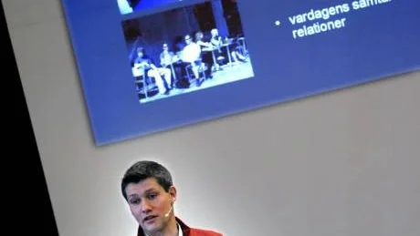 Vill skapa möten. Johan Engdahl är projektsekreterare för "Det goda mötet", ett projekt som vänder sig till länets fritidsledare.Foto: Anders Steiner