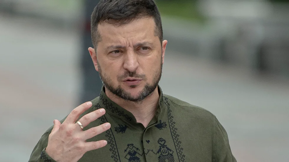 Ukrainas president Volodymyr Zelenskyj. Arkivbild.