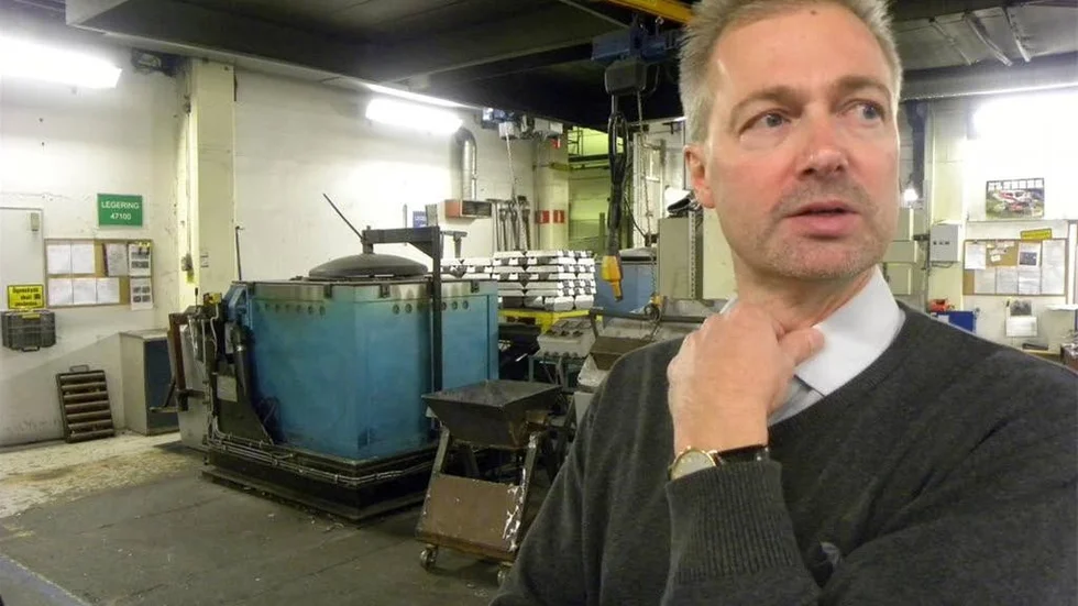 Håkan Sundell, vd på Ankarsrum Die Casting AB.
