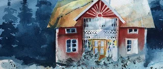 Mor och dotter visar konst i Broby