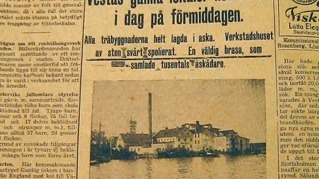 VT den 17 november 1923, samma dag som Vesta brann.