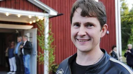 Ordföranden i Blackstad bygdegårdsförening, Göran Stieng, var nöjd efter festen.