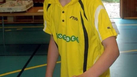 Överumskillen Fabian Ljungberg mötte allt för tufft motstånd i juniorklassen.Foto: Ingemar Petersson