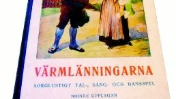Fortfarande aktuell. Manuset till Värmlänningarna från 1919.