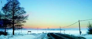 Vintervägarna farligast i kustlänen